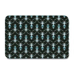 Seamless Pattern Background Black Plate Mats