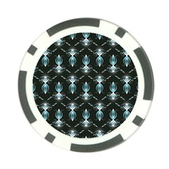 Seamless Pattern Background Black Poker Chip Card Guard