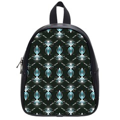 Seamless Pattern Background Black School Bag (small) by HermanTelo