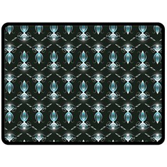 Seamless Pattern Background Black Fleece Blanket (large) 