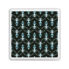 Seamless Pattern Background Black Memory Card Reader (square)