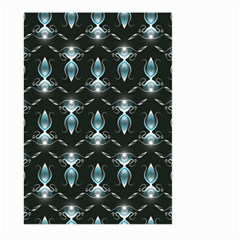 Seamless Pattern Background Black Large Garden Flag (two Sides)