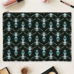 Seamless Pattern Background Black Cosmetic Bag (xxxl)