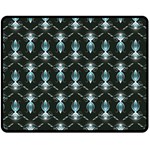 Seamless Pattern Background Black Double Sided Fleece Blanket (Medium)  58.8 x47.4  Blanket Back