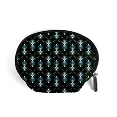 Seamless Pattern Background Black Accessory Pouch (small)