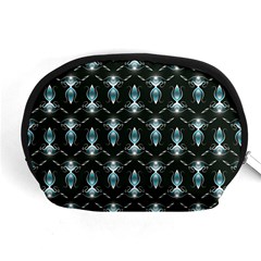 Seamless Pattern Background Black Accessory Pouch (medium)