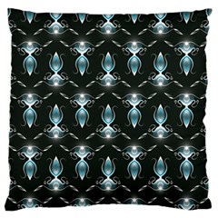 Seamless Pattern Background Black Standard Flano Cushion Case (one Side)