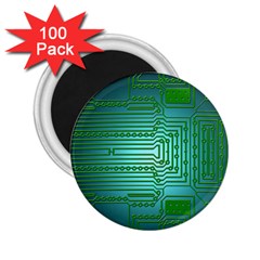 Board Conductors Circuits 2 25  Magnets (100 Pack)  by HermanTelo