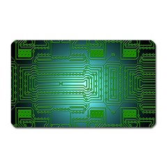 Board Conductors Circuits Magnet (rectangular) by HermanTelo