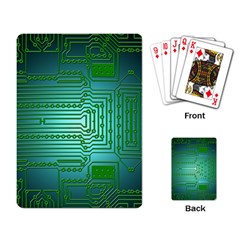 Board Conductors Circuits Playing Cards Single Design by HermanTelo