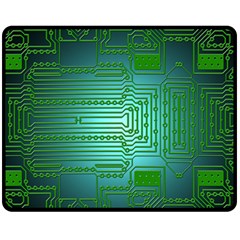 Board Conductors Circuits Fleece Blanket (medium) 