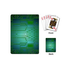 Board Conductors Circuits Playing Cards (mini) by HermanTelo