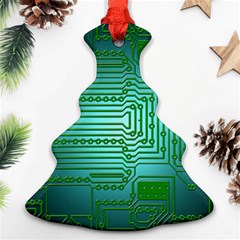 Board Conductors Circuits Christmas Tree Ornament (two Sides)