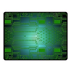 Board Conductors Circuits Double Sided Fleece Blanket (small) 