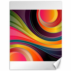 Abstract Colorful Background Wavy Canvas 36  X 48  by HermanTelo