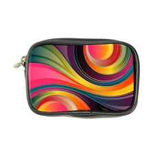 Abstract Colorful Background Wavy Coin Purse by HermanTelo