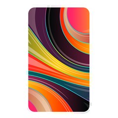 Abstract Colorful Background Wavy Memory Card Reader (rectangular)