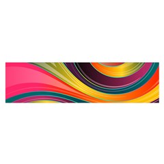 Abstract Colorful Background Wavy Satin Scarf (oblong) by HermanTelo