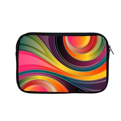 Abstract Colorful Background Wavy Apple Macbook Pro 13  Zipper Case