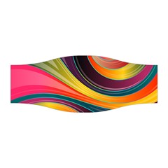 Abstract Colorful Background Wavy Stretchable Headband