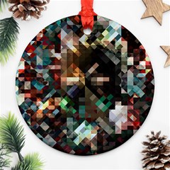 Abstract Texture Desktop Ornament (round) by HermanTelo