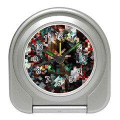 Abstract Texture Desktop Travel Alarm Clock