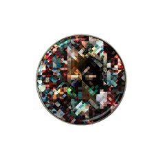 Abstract Texture Desktop Hat Clip Ball Marker