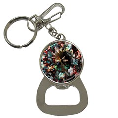 Abstract Texture Desktop Bottle Opener Key Chains by HermanTelo