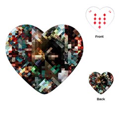 Abstract Texture Desktop Playing Cards (heart)