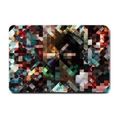 Abstract Texture Desktop Small Doormat  by HermanTelo