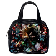 Abstract Texture Desktop Classic Handbag (one Side) by HermanTelo