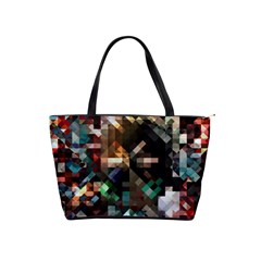 Abstract Texture Desktop Classic Shoulder Handbag