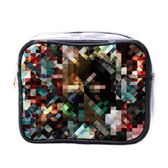 Abstract Texture Desktop Mini Toiletries Bag (one Side)