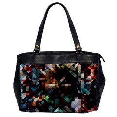 Abstract Texture Desktop Oversize Office Handbag