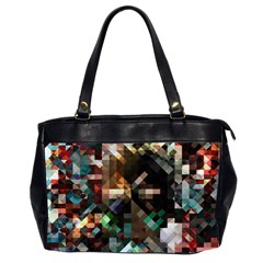 Abstract Texture Desktop Oversize Office Handbag (2 Sides) by HermanTelo