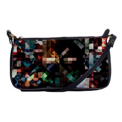 Abstract Texture Desktop Shoulder Clutch Bag