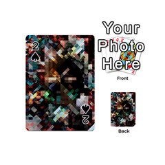 Abstract Texture Desktop Playing Cards Double Sided (mini)