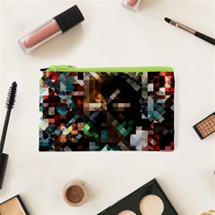 Abstract Texture Desktop Cosmetic Bag (xs)