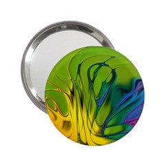 Abstract Pattern Lines Wave 2 25  Handbag Mirrors by HermanTelo