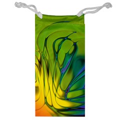 Abstract Pattern Lines Wave Jewelry Bag