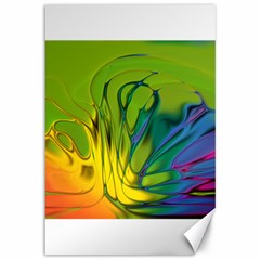 Abstract Pattern Lines Wave Canvas 12  X 18 