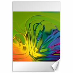 Abstract Pattern Lines Wave Canvas 20  X 30  by HermanTelo