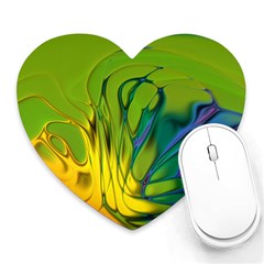 Abstract Pattern Lines Wave Heart Mousepads