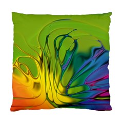 Abstract Pattern Lines Wave Standard Cushion Case (one Side)