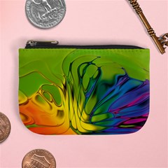 Abstract Pattern Lines Wave Mini Coin Purse