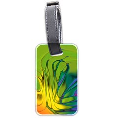 Abstract Pattern Lines Wave Luggage Tags (two Sides)