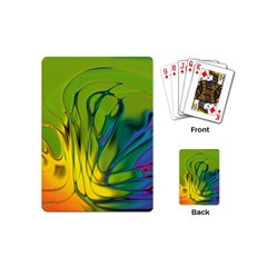 Abstract Pattern Lines Wave Playing Cards (mini)