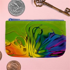 Abstract Pattern Lines Wave Large Coin Purse