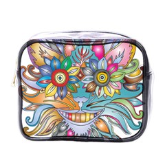 Anthropomorphic Flower Floral Plant Mini Toiletries Bag (one Side)