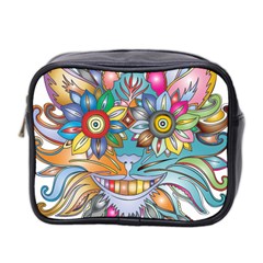 Anthropomorphic Flower Floral Plant Mini Toiletries Bag (two Sides) by HermanTelo